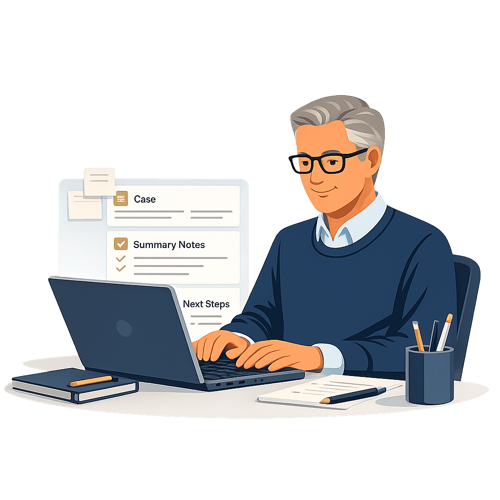 Disputell mediator preparation dashboard and report preview